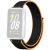 Ремешок Deexe Nylon Loop для Samsung Galaxy Fit 3 - Black / Orange: фото 1 из 3