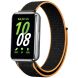 Ремінець Deexe Nylon Loop для Samsung Galaxy Fit 3 - Black / Orange (349001BO). Фото 2 з 3