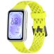 Ремешок Deexe Ocean Strap для Huawei Band 11 Pro / Band 11 - Yellowgreen (410604YG). Фото 4 из 9