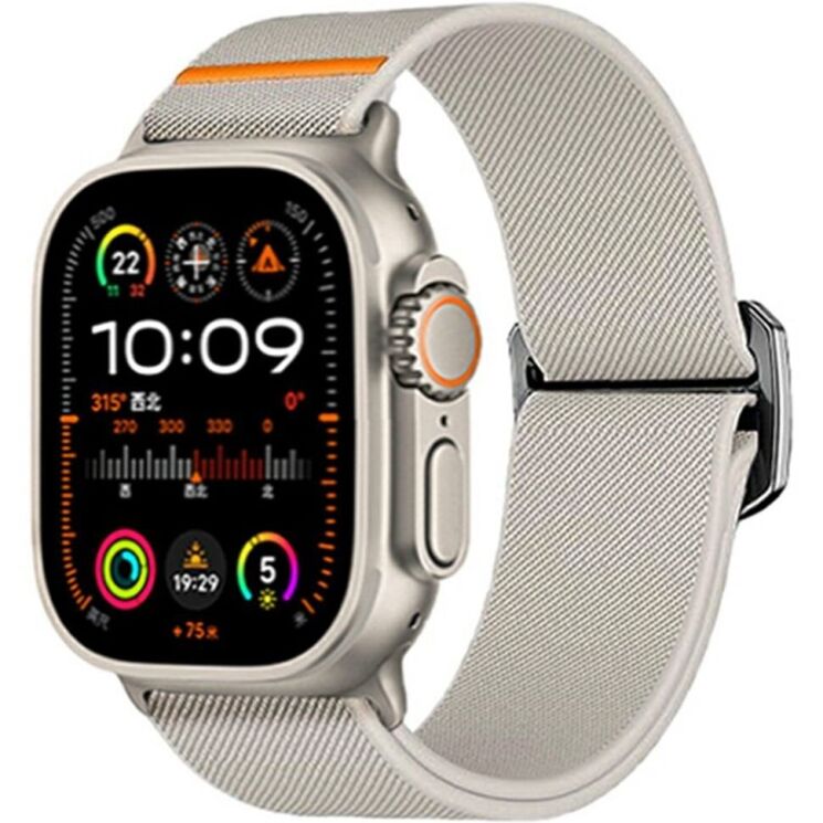 Ремінець Deexe Orbit Flex для Apple Watch 42 (Series 10) / 41 / 40 / SE 40 / 38 - Starlight: фото 2 з 5