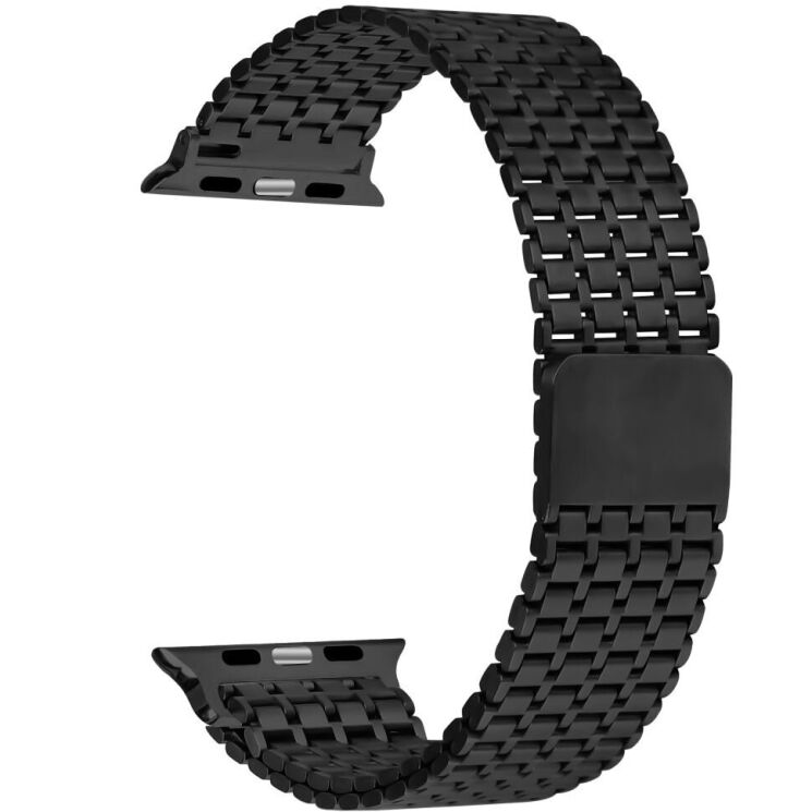 Ремешок Deexe Pulsar для Apple Watch 42 (Series 10) / 41 / 40 / SE 40 / 38 - Black: фото 1 из 7