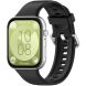Ремінець Deexe Silicone Band для Huawei Watch Fit 3 / Fit 4 / Fit 4 Pro - Black (357126B). Фото 2 з 10