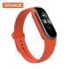 Ремешок Deexe Silicone Wrist для Xiaomi Mi Band 5 / Mi Band 6 / Mi Band 7 - Orange (229502O). Фото 1 из 11