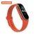 Ремешок Deexe Silicone Wrist для Xiaomi Mi Band 5 / Mi Band 6 / Mi Band 7 - Orange: фото 1 из 11