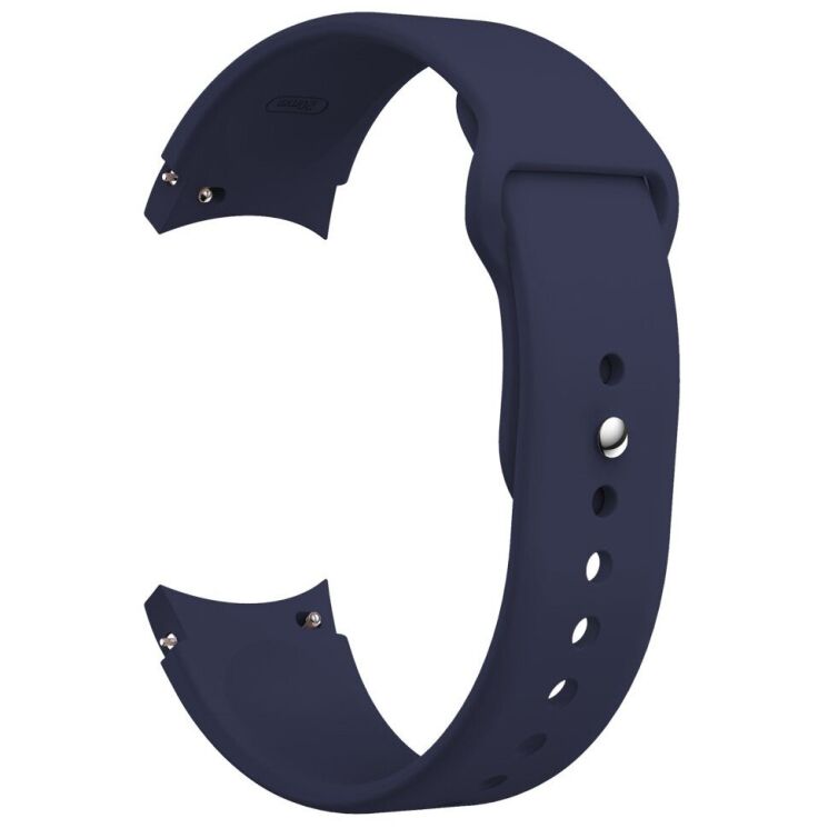 Ремінець Deexe Soft Touch для годинників з шириною кріплення 20мм - Midnight Blue: фото 1 з 4