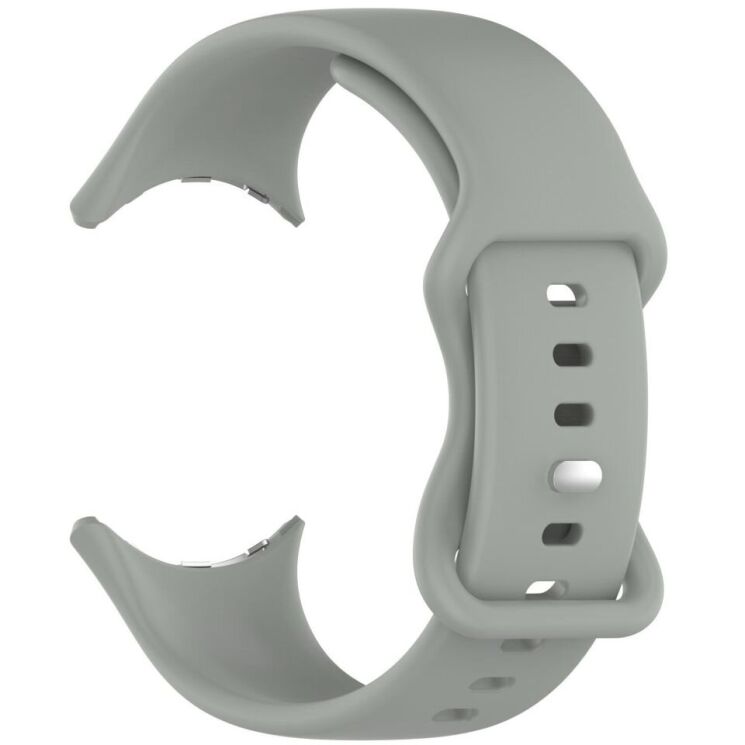 Ремешок Deexe Soft Touch для Google Pixel Watch 3 (45mm) - Grey: фото 2 из 5