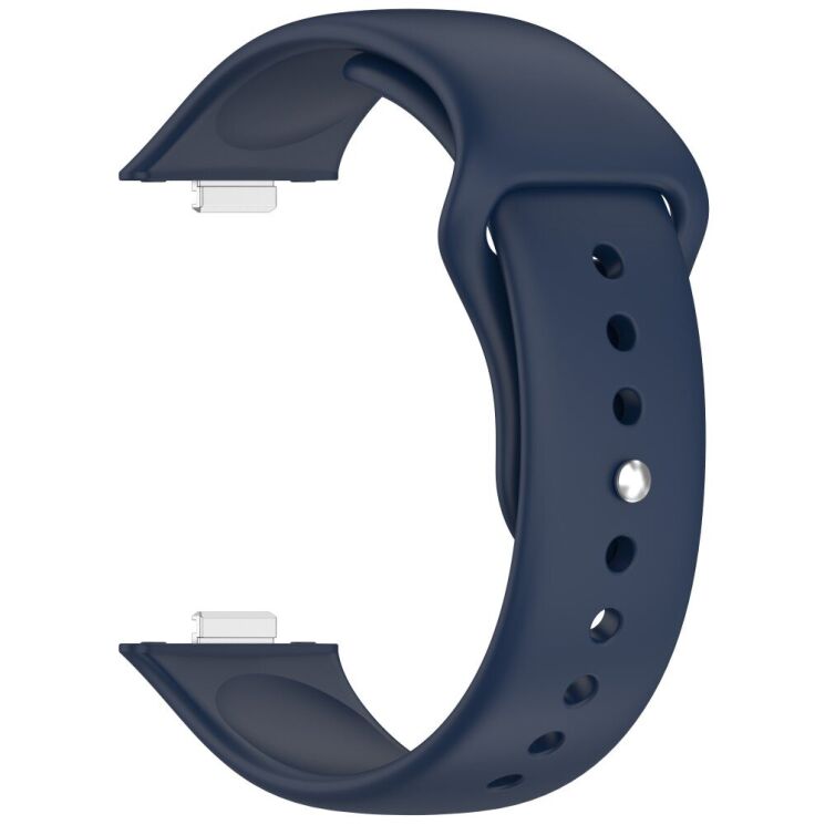 Ремешок Deexe Soft Touch для Huawei Watch Fit 3 - Midnight Blue: фото 2 из 7