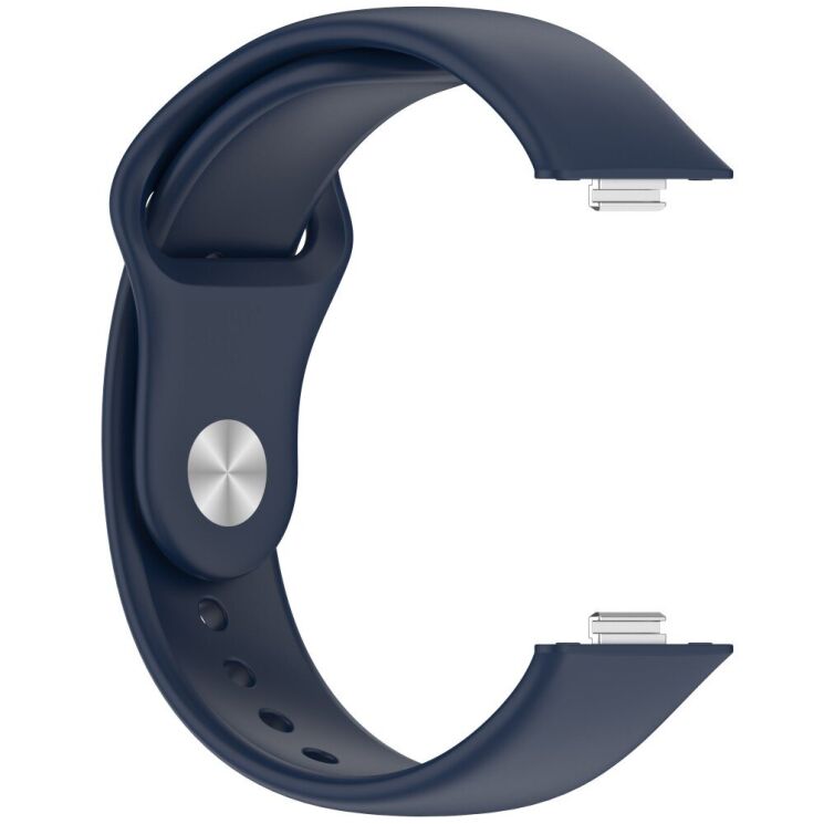 Ремешок Deexe Soft Touch для Huawei Watch Fit 3 - Midnight Blue: фото 3 из 7