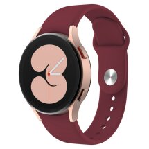 Ремешок Deexe Soft Touch для Samsung Galaxy Watch 5 (40/44mm) / 5 Pro (45mm) - Wine Red: фото 1 из 3
