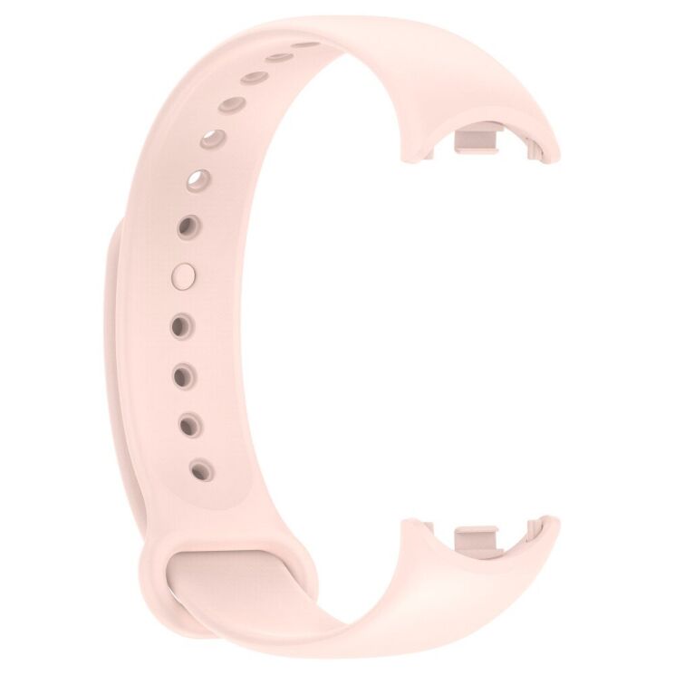 Ремешок Deexe Soft Touch для Xiaomi Mi Smart Band 8 / 9 - Pink: фото 3 из 7