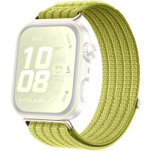Ремешок Deexe Soft Weave для Huawei Watch Fit 4 Pro / Fit 4 / Fit 3 - Light Green: фото 1 из 5