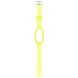 Ремешок Deexe Solid Color для Xiaomi Mi Smart Band 8 / 9 - Transparent Yellow (326041Y). Фото 5 из 9