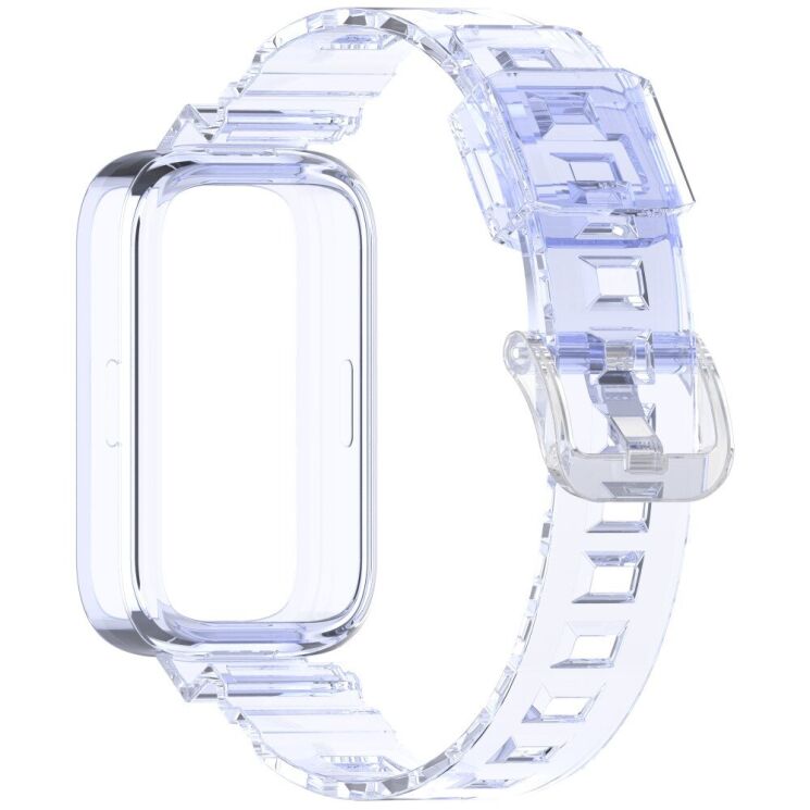 Ремешок Deexe Solid Color для Xiaomi Mi Smart Band 9 Active / Redmi Band 3 - Starry / Purple: фото 7 из 11