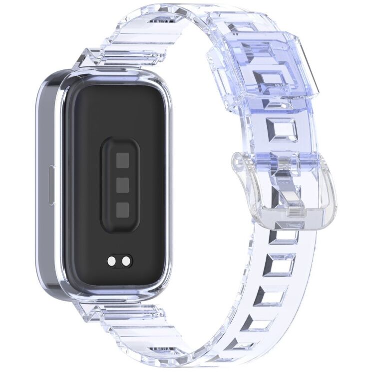 Ремешок Deexe Solid Color для Xiaomi Mi Smart Band 9 Active / Redmi Band 3 - Starry / Purple: фото 6 из 11