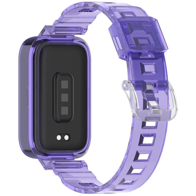 Ремешок Deexe Solid Color для Xiaomi Mi Smart Band 9 Active / Redmi Band 3 - Starry / Purple: фото 1 из 11