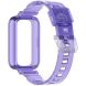 Ремешок Deexe Solid Color для Xiaomi Mi Smart Band 9 Active / Redmi Band 3 - Starry / Purple (372403SV). Фото 3 из 11