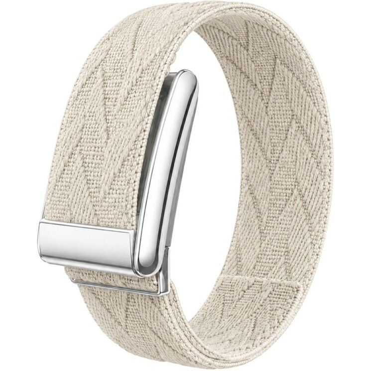 Ремешок для часов Reframe Weave Fit для WHOOP 5.0 / MG - Starlight / Silver: фото 1 из 3