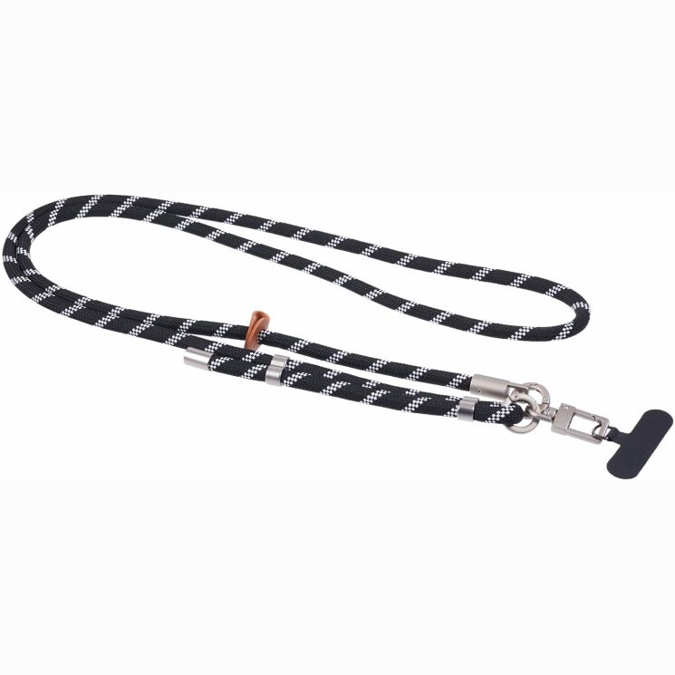 Ремінець для смартфона Deexe Crossbody Strap - Black (983028B) Ремінець для смартфона Deexe Crossbody Strap - Black: фото 2 з 5