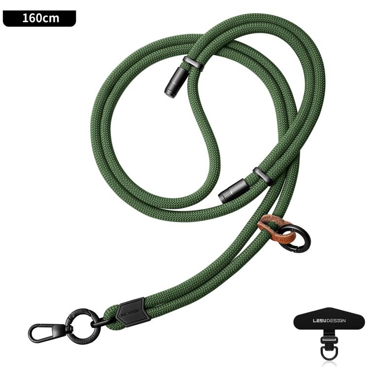 Ремешок для смартфона Leeu Design CLIMB Peak Series - Blackish Green: фото 1 из 4