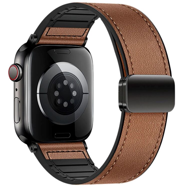 Ремінець Hoco WA34 для Apple Watch 42 (Series 10) / 41 / 40 / SE 40 / 38 - Brown: фото 1 з 3