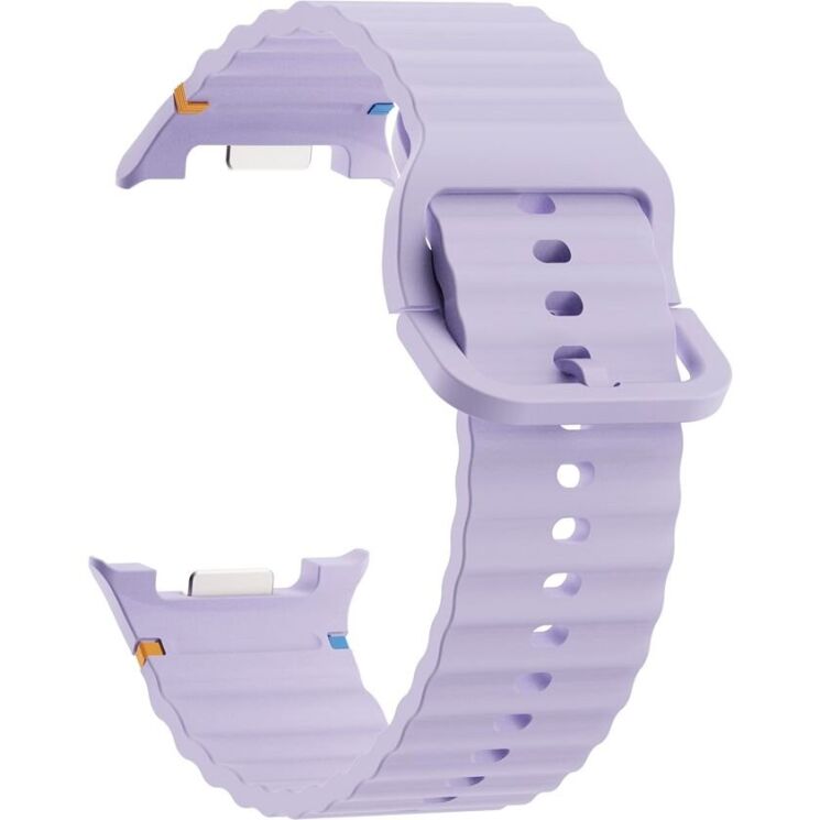 Ремінець KALEBOL Silicone Strap для Samsung Galaxy Watch 8 (40/44mm) / 8 Classic - Purple: фото 1 з 7