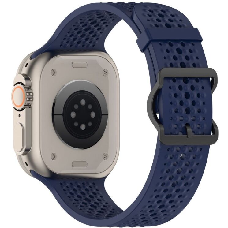 Ремінець Reframe Holes Fit для Apple Watch 49 / 46 / 45 / 44 / SE 44 / 42 (Series 1-3) / Ultra / Ultra 2 - Midnight Blue: фото 1 з 7
