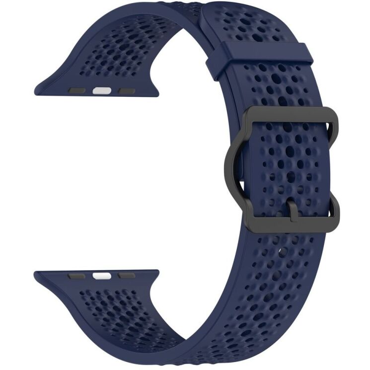 Ремінець Reframe Holes Fit для Apple Watch 49 / 46 / 45 / 44 / SE 44 / 42 (Series 1-3) / Ultra / Ultra 2 - Midnight Blue: фото 2 з 7