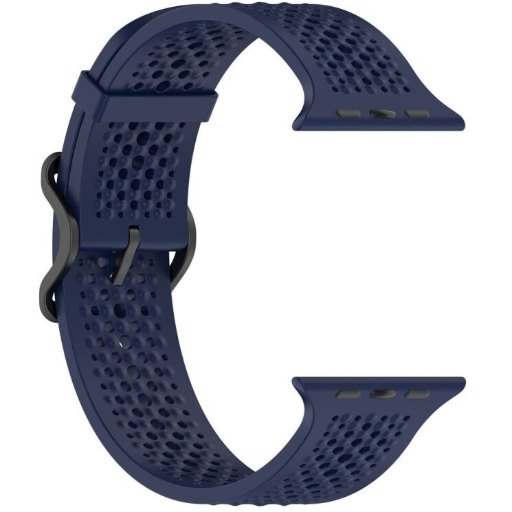 Ремінець Reframe Holes Fit для Apple Watch 49 / 46 / 45 / 44 / SE 44 / 42 (Series 1-3) / Ultra / Ultra 2 - Midnight Blue: фото 3 з 7