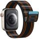 Ремінець Reframe Magic Tape для Apple Watch 49 / 46 / 45 / 44 / SE 44 / 42 (Series 1-3) / Ultra / Ultra 2 / Ultra 3 - Black / Orange (371853OB). Фото 1 з 6