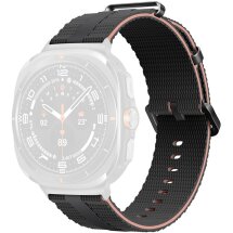 Ремешок Reframe Sport Linear для Samsung Galaxy Watch Ultra (47mm) / Ultra (2025) - Black / Pink: фото 1 из 5