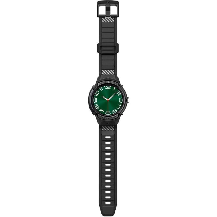 Ремінець з чохолом Spigen (SGP) Rugged Armor Pro (FW) для Samsung Galaxy Watch 6 Classic (47mm) ACS06488 - Black: фото 13 з 20