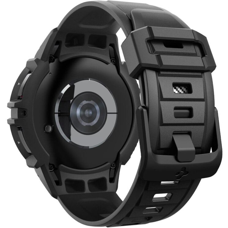 Ремінець з чохолом Spigen (SGP) Rugged Armor Pro (FW) для Samsung Galaxy Watch 6 Classic (47mm) ACS06488 - Black: фото 7 з 20