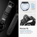 Ремінець з чохолом Spigen (SGP) Rugged Armor Pro (FW) для Samsung Galaxy Watch 6 Classic (47mm) ACS06488 - Black (334821B). Фото 17 з 20