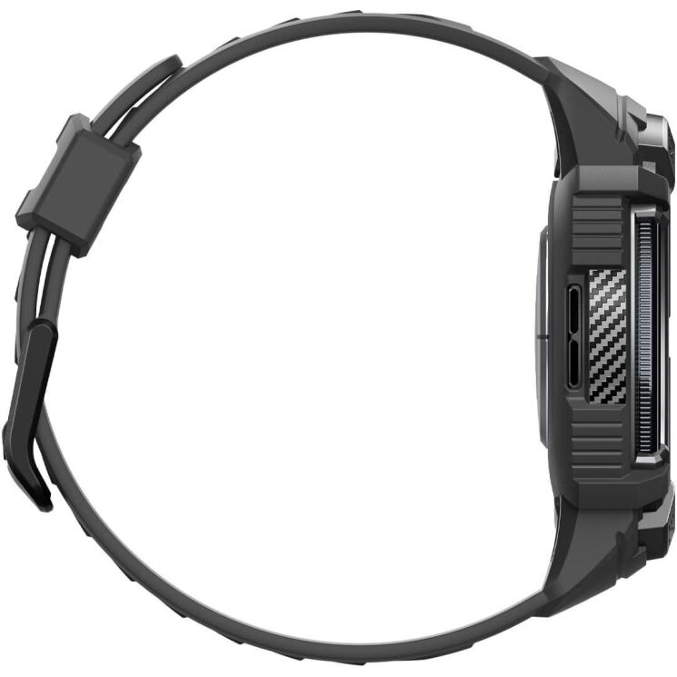 Ремінець з чохолом Spigen (SGP) Rugged Armor Pro (FW) для Samsung Galaxy Watch 6 Classic (47mm) ACS06488 - Black: фото 10 з 20