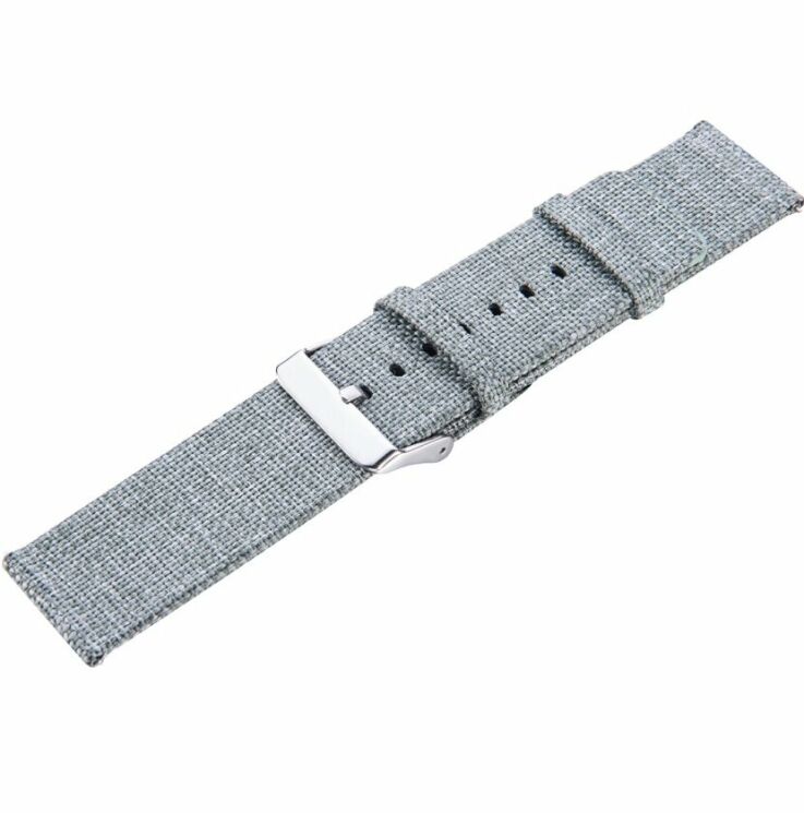 Ремінець UniCase Cloth Texture для Samsung Watch Active / Active 2 40mm / Active 2 44mm - Dark Grey: фото 4 з 4