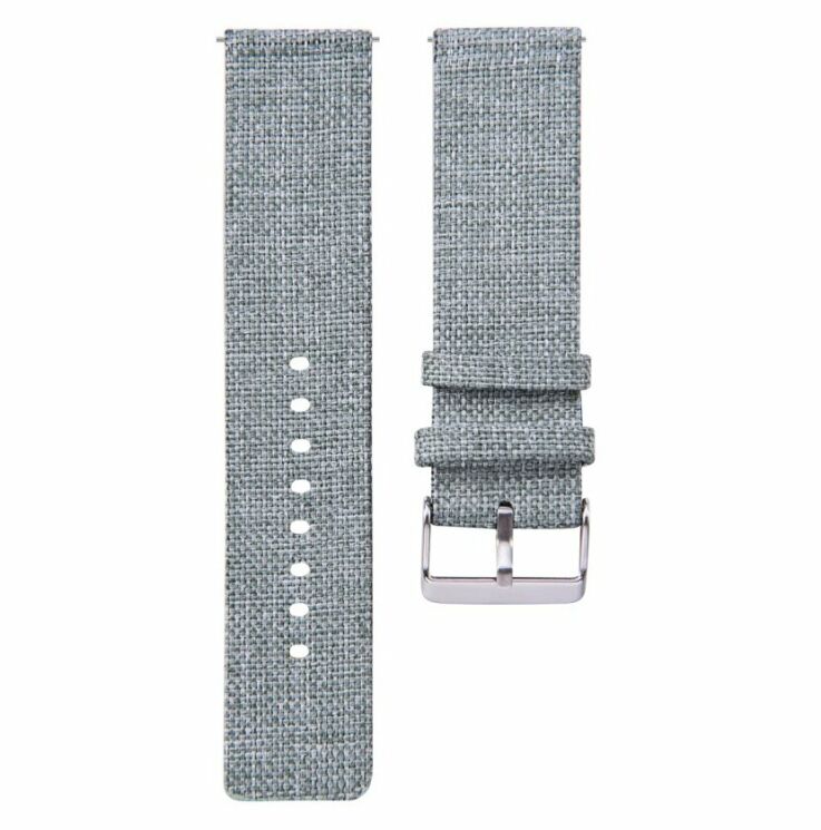 Ремінець UniCase Cloth Texture для Samsung Watch Active / Active 2 40mm / Active 2 44mm - Dark Grey: фото 3 з 4