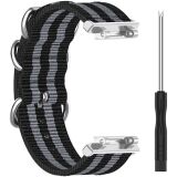 Ремешок UniCase Nylon для Huami Amazfit T-ReX 2 - Black / Grey (302614BH)