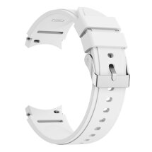 Ремінець UniCase Silicone Band для Samsung Galaxy Watch 4 Classic (46mm) / Watch 4 Classic (42mm) / Watch 4 (40mm) / Watch 4 (44mm) - White: фото 1 з 7