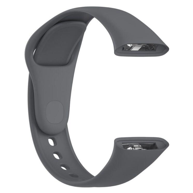 Ремешок UniCase Silicone Band для Xiaomi Redmi Watch 3 - Dark Grey: фото 3 из 5