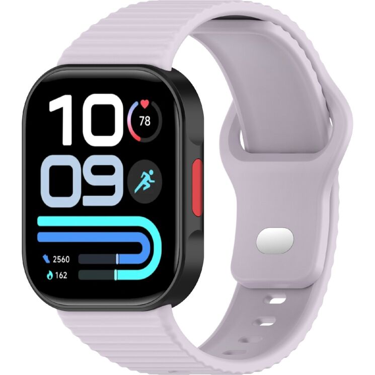 Ремешок UniCase Silicone Strap для Xiaomi Redmi Watch 6 / 6 Active / 6 Lite / 5 / 4 - Purple: фото 2 из 8