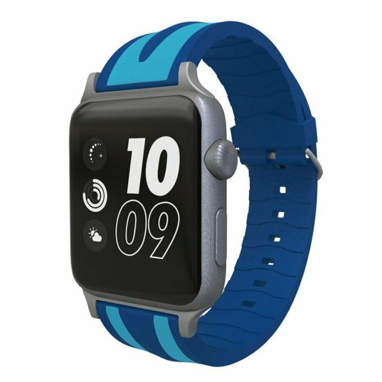 Ремінець UniCase Soft Strap для Apple Watch 46 / 45 / 44 / SE 44 / 42 (Series 1-3) / Ultra / Ultra 2 / Ultra 3 - Light Blue: фото 1 з 5