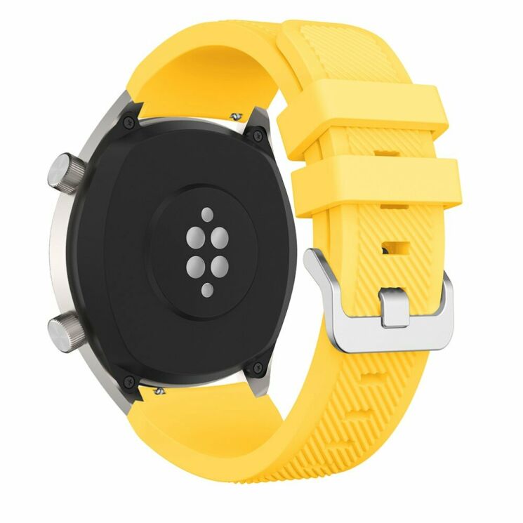 Ремінець UniCase Twill Texture для годинників з шириною кріплення 22 мм - Yellow: фото 2 з 5