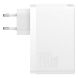 Сетевое зарядное устройство Baseus GaN5 Pro Fast Charger 2C+U (140W) + кабель Type-C to Type-C (240W, 1m) CCGP100202 - White (141928W). Фото 2 из 35