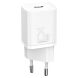 Мережевий зарядний пристрій Baseus Super Si Quick Charger (25W) + кабель Type-C to Type-C (3A, 1m) TZCCSUP-L — White (141804W). Фото 2 з 15