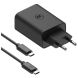 Сетевое зарядное устройство Motorola TurboPower 50W Duo + кабель Type-C to Type-C (SJMC502) - Black (346171B). Фото 3 из 13