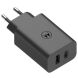 Сетевое зарядное устройство Motorola TurboPower 50W Duo + кабель Type-C to Type-C (SJMC502) - Black (346171B). Фото 6 из 13