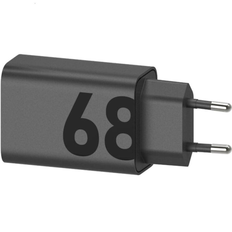 Сетевое зарядное устройство Motorola TurboPower 68W + кабель Type-C to Type-C (MC-682N) - Black: фото 3 из 4