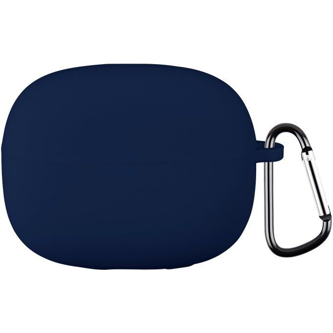 Силиконовый чехол Deexe Silicone Case (FH) для Xiaomi Redmi Buds 8 Pro - Dark Blue: фото 1 из 9