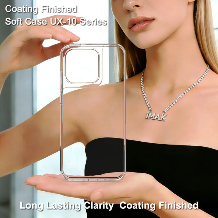 Силіконовий чохол IMAK UX-10 Series для Motorola Moto G77 - Transparent: фото 3 з 9