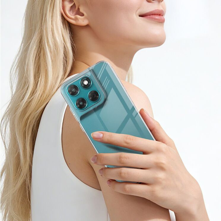 Силіконовий чохол IMAK UX-10 Series для Motorola Moto G77 - Transparent: фото 8 з 9